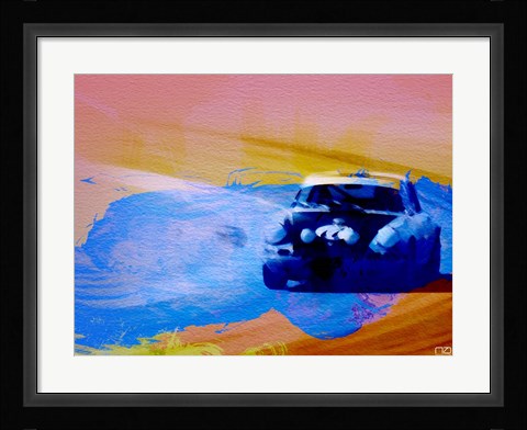 Framed 911 On The Racetrack Print