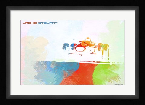 Framed Jackie Stewart Print