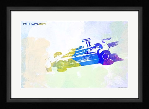 Framed Niki Lauda Print