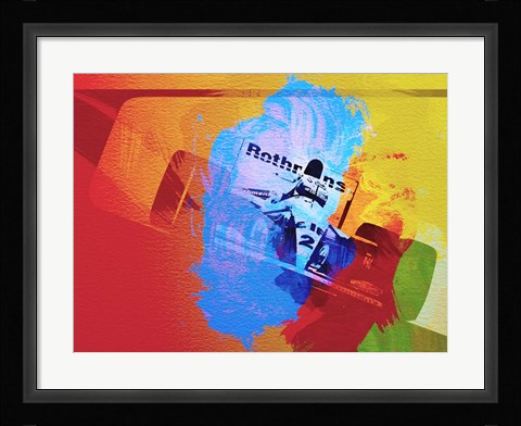 Framed F1 Racing Print