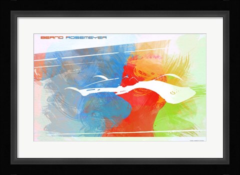 Framed Bernd Rosemeyer 2 Print