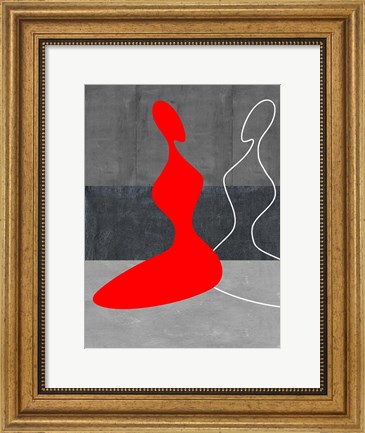 Framed Red Grill Print
