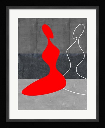 Framed Red Grill Print