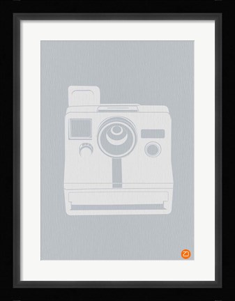 Framed White Polaroid Camera Print