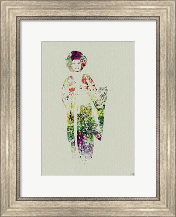 Framed Kimono Dancer 1 Print