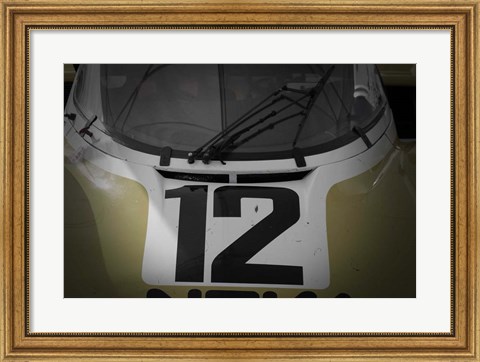 Framed Racing number Print