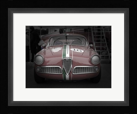 Framed Racing Alfa Romeo Print