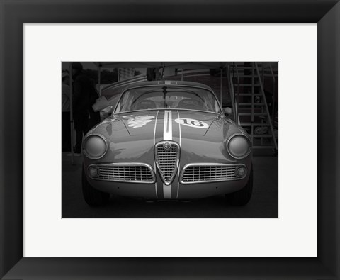 Framed Racing Alfa Rome Laguna Seca Print