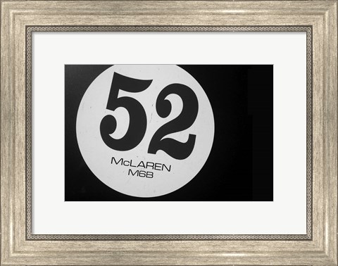 Framed McLaren 52 Print