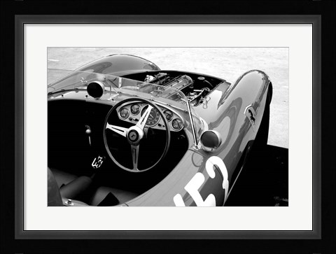 Framed Ferrari Cockpit 1 Print