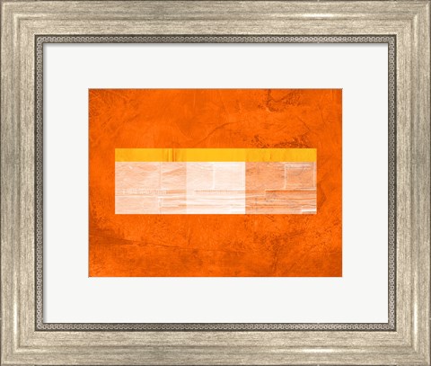 Framed Orange Paper 3 Print