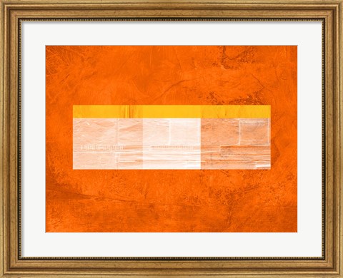 Framed Orange Paper 3 Print