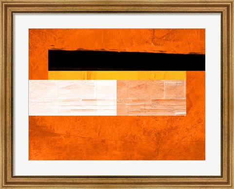 Framed Orange Paper 4 Print