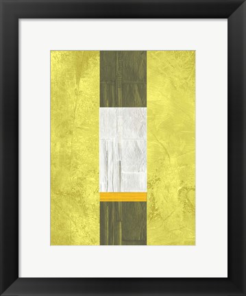 Framed Yellow Mist 2 Print