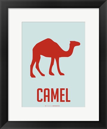 Framed Camel Red Print