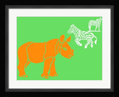 Framed Safari 1 Print
