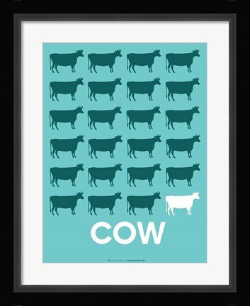 Framed Cow Print