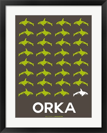 Framed Orka Print