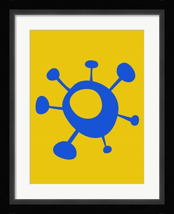 Framed Funny Shape Sun 1 Print