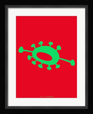 Framed Funny Shape Tat 2 Print