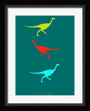 Framed Dinosaur Family 1 Print