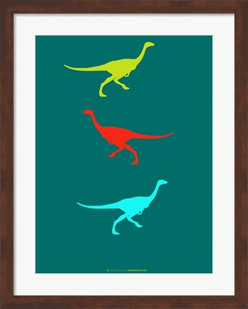 Framed Dinosaur Family 1 Print