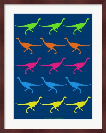 Framed Dinosaur Family 3 Print