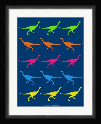 Framed Dinosaur Family 3 Print