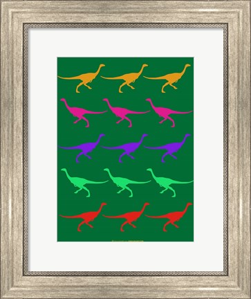 Framed Dinosaur Family 4 Print