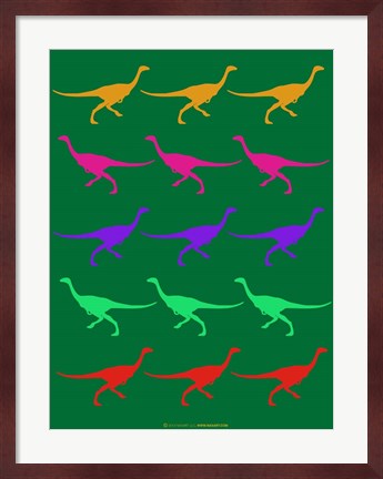 Framed Dinosaur Family 4 Print