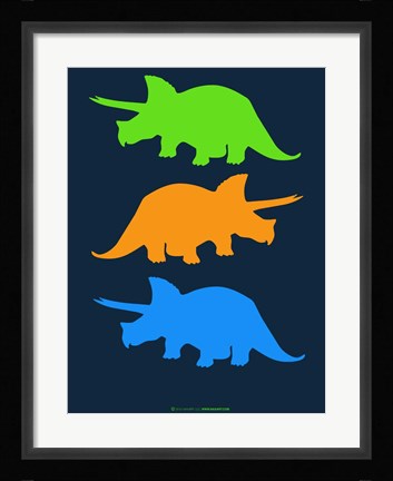 Framed Dinosaur Family 6 Print