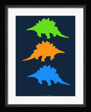 Framed Dinosaur Family 8 Print