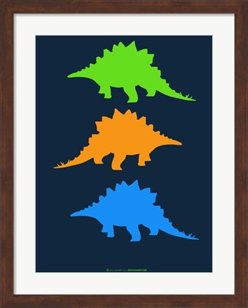 Framed Dinosaur Family 8 Print