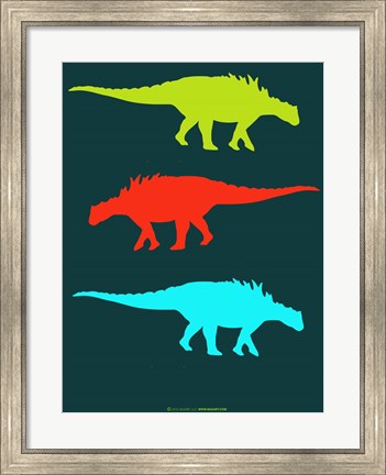 Framed Dinosaur Family 11 Print
