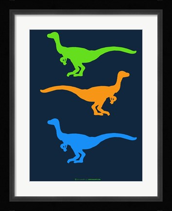 Framed Dinosaur Family 12 Print