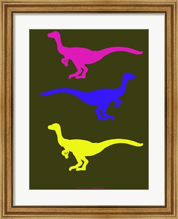 Framed Dinosaur Family 13 Print