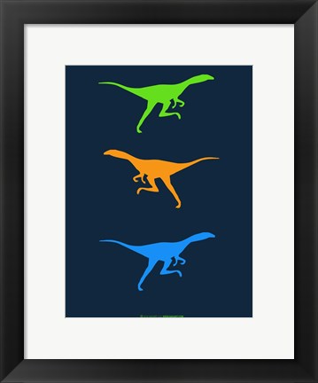 Framed Dinosaur Family 16 Print