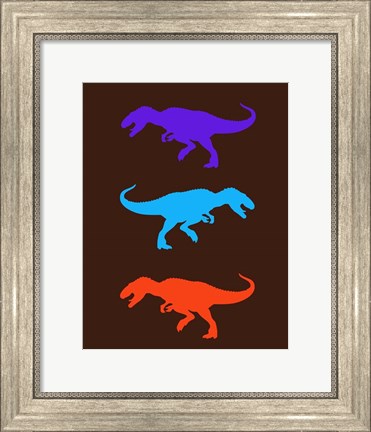Framed Dinosaur Family 24 Print