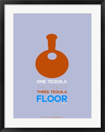 Framed Orange Tequila Print
