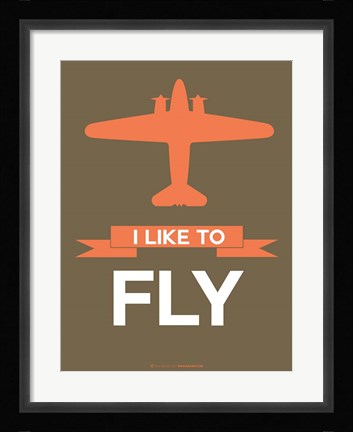 Framed I Like to Fly 5 Print