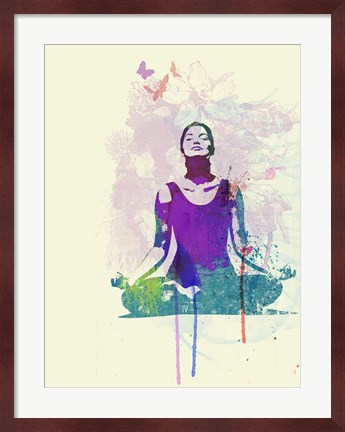 Framed Meditating Mind Print