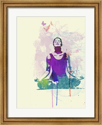 Framed Meditating Mind Print