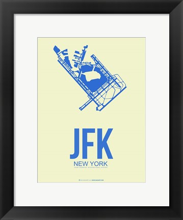 Framed JFK New York 3 Print