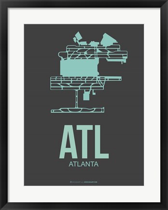 Framed ATL Atlanta 2 Print