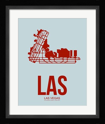 Framed LAS  Las Vegas 3 Print