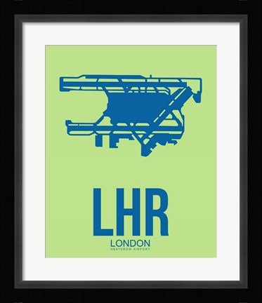Framed LHR London 2 Print
