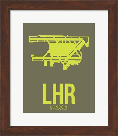 Framed LHR London 3 Print