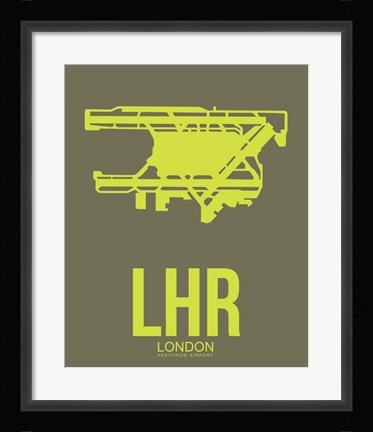 Framed LHR London 3 Print