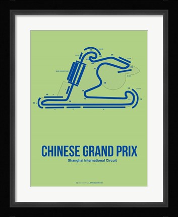 Framed Chinese Grand Prix 1 Print