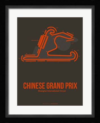 Framed Chinese Grand Prix 2 Print